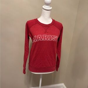 Marist Women's Red Crewneck Sweatshirt